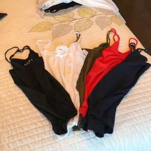 Lot of LOFT camis! White & Orange NWTs!! No stains